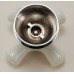 Porcelain Handle 3-pcs Set  Chrome Finish  Fits Price Pfister Shower Valve - By Plumb USA 32336 X 3 - B005LACL1A